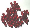 50 6mm Faceted Garnet Beads